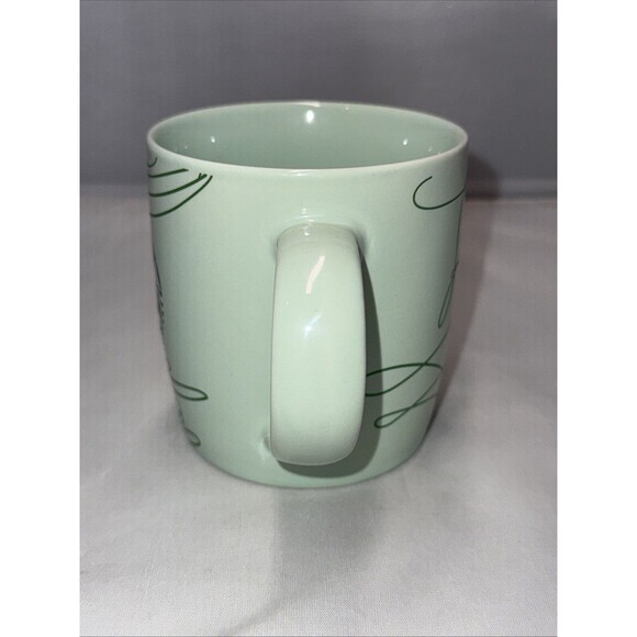 2020 Starbucks Green Siren Logo Mug Mint Green Logo Coffee Cup Mermaid 12 oz. - Picture 4 of 6